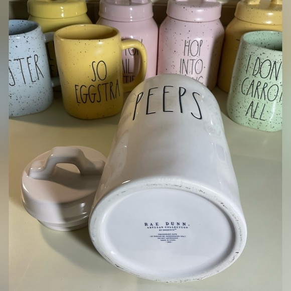 Rae Dunn PEEPS canister with sealed lid - Picture 5 of 6